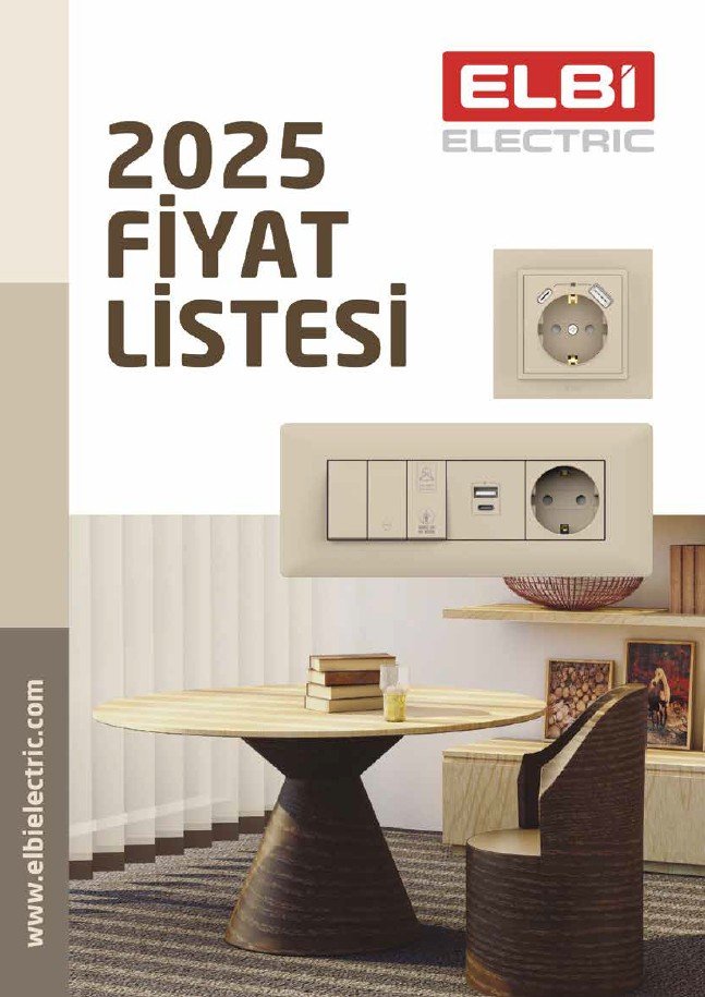 Elbi Elektrik 2025 Fiyat Listesi - Zame Elektrik