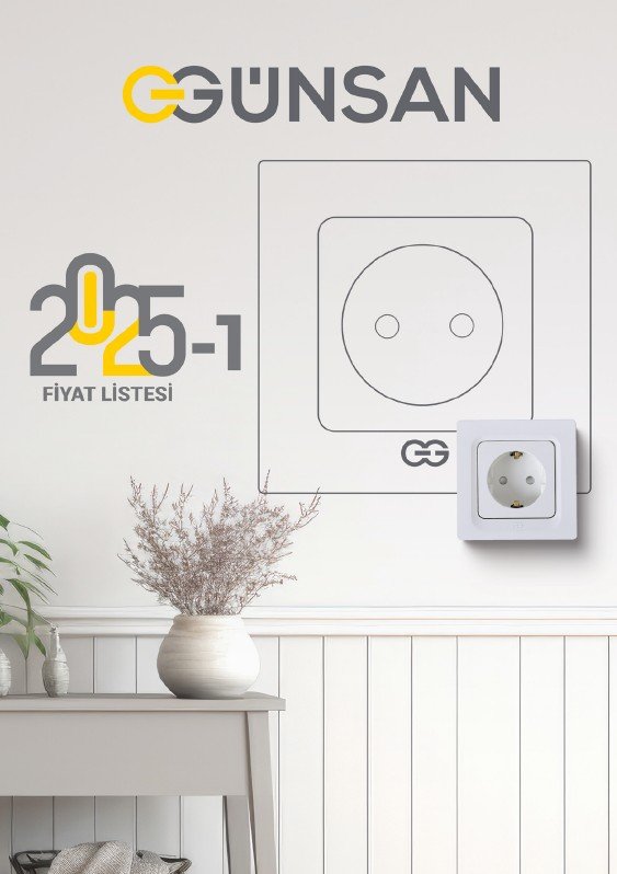Günsan 2025 Fiyat Listesi - ZAME Elektrik