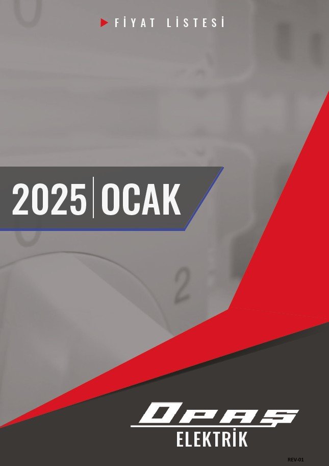Opaş Elektrik 2025 Fiyat Listesi - ZAME Elektrik